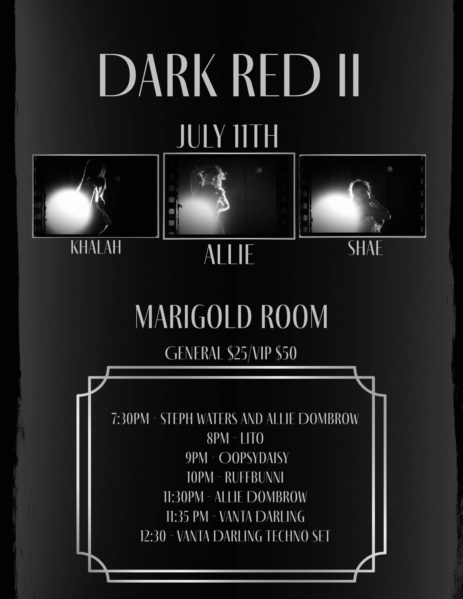 Flyer for Dark Red II